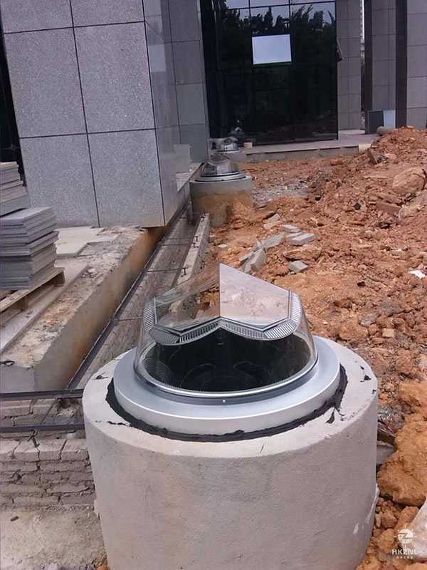 鑽石形采光器節點圖