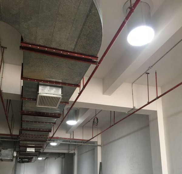 光導照明在陰天時室內(nei) 照明效果