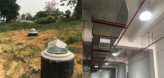 佛山高明溫德姆酒店-陽光導入係統使用