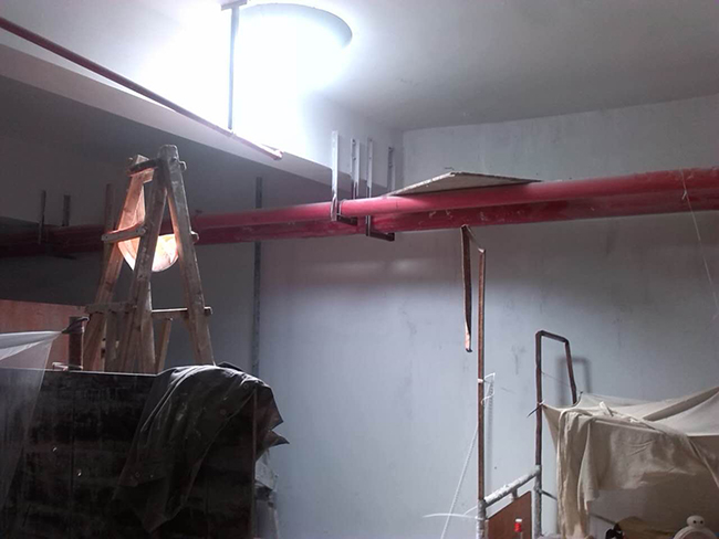 深圳平山中學光導照明安裝調試