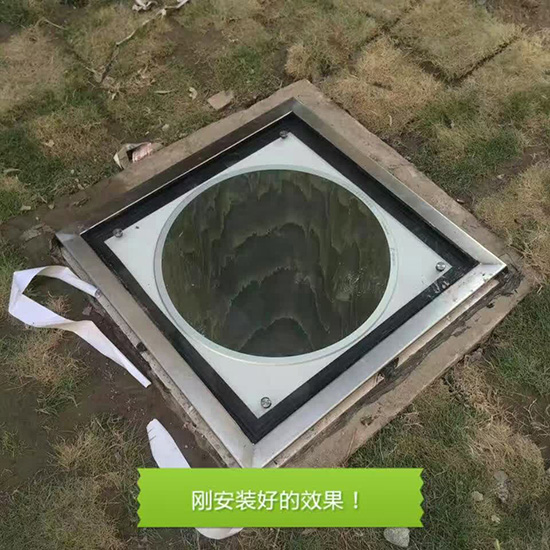 導光管采光係統剛安裝好的效果