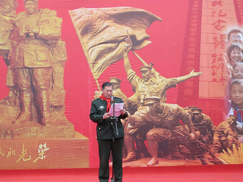 朱德總司令外孫劉健將軍(jun) 風采